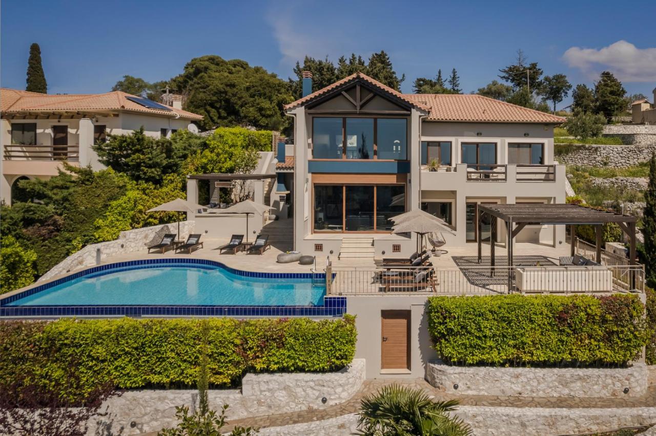 Luxury Villa Karmaniolos Fiskardo Kefalonia Eksteriør bilde