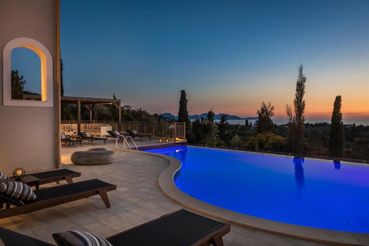 Luxury Villa Karmaniolos Fiskardo Kefalonia Eksteriør bilde