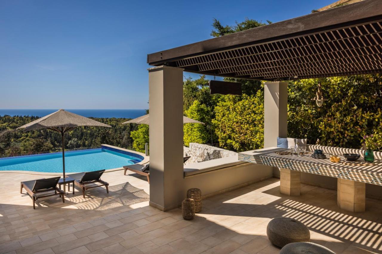 Luxury Villa Karmaniolos Fiskardo Kefalonia Eksteriør bilde
