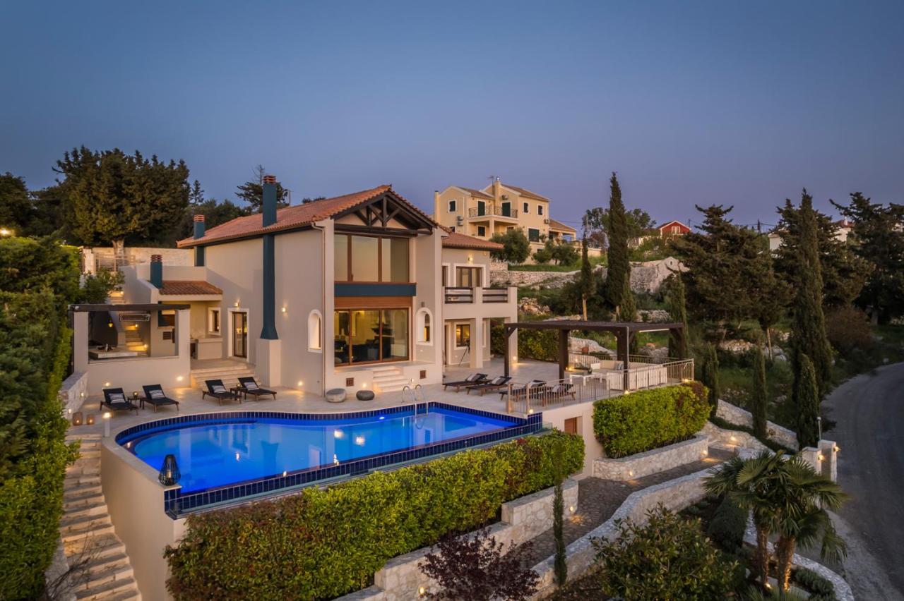 Luxury Villa Karmaniolos Fiskardo Kefalonia Eksteriør bilde