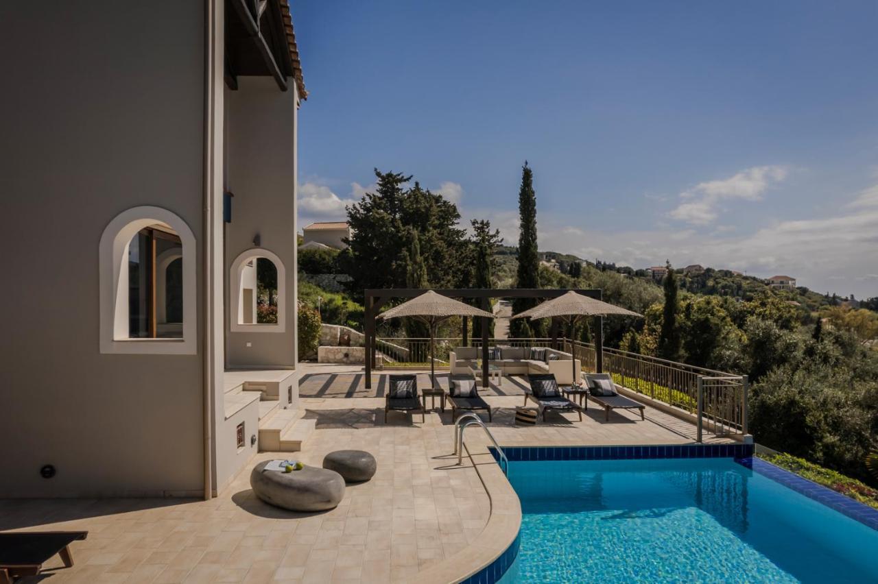Luxury Villa Karmaniolos Fiskardo Kefalonia Eksteriør bilde