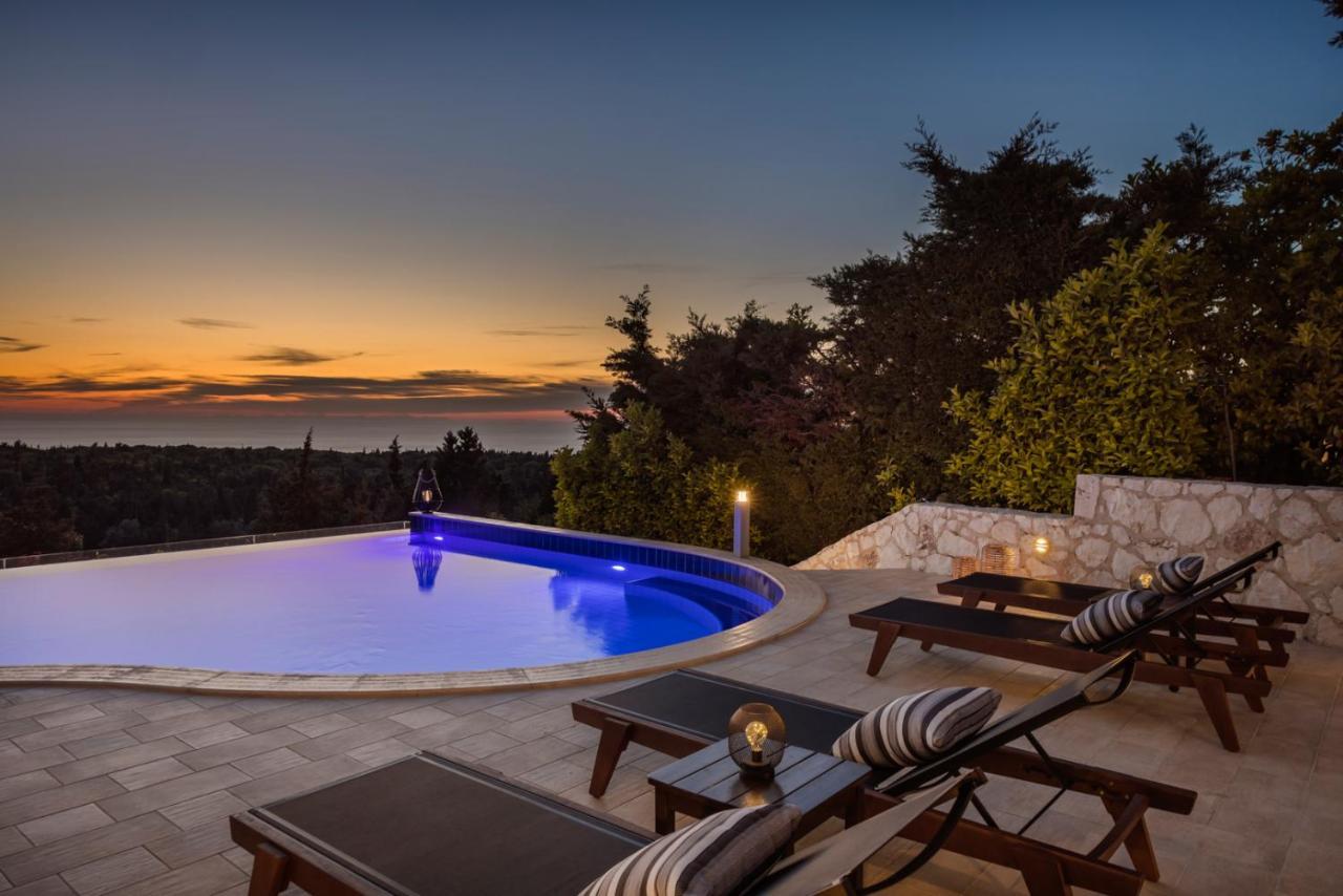 Luxury Villa Karmaniolos Fiskardo Kefalonia Eksteriør bilde